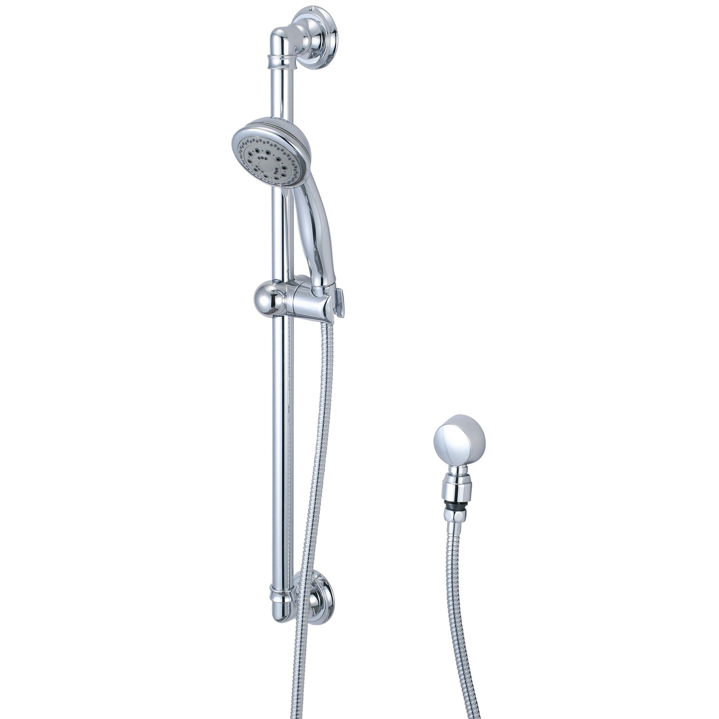 Pioneer 6Dm400 Handheld Shwr Set-Five Func Showerhead, Slide Bar Mounts, Ss Flex Hose-Cp