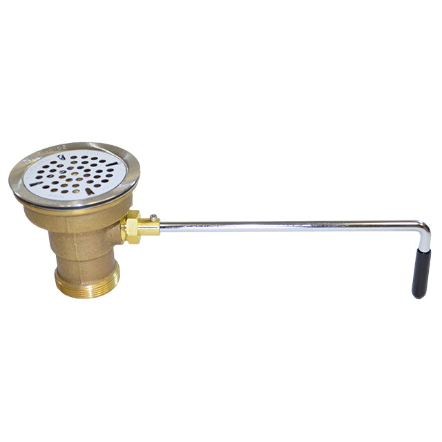 Fisher 22209 DrainKing Flat Strainer Brass