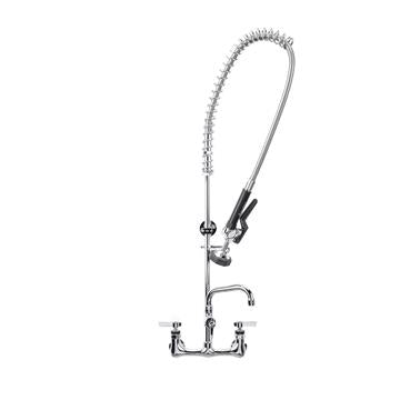 CHG KL53-1000BRG Pre-rinse, Wall Mount, 8"OC, 0.5"DIA, LLBR, CP,
