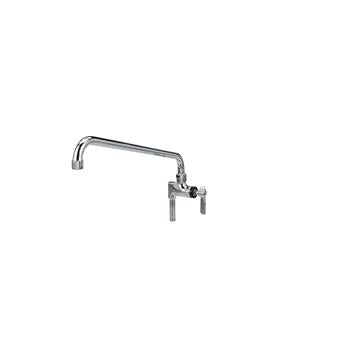 CHG KL55-7018SE1Z Encore Brass Chrome Plated Add-on Faucet with 18" Double Jointed Spout Retail Packaging