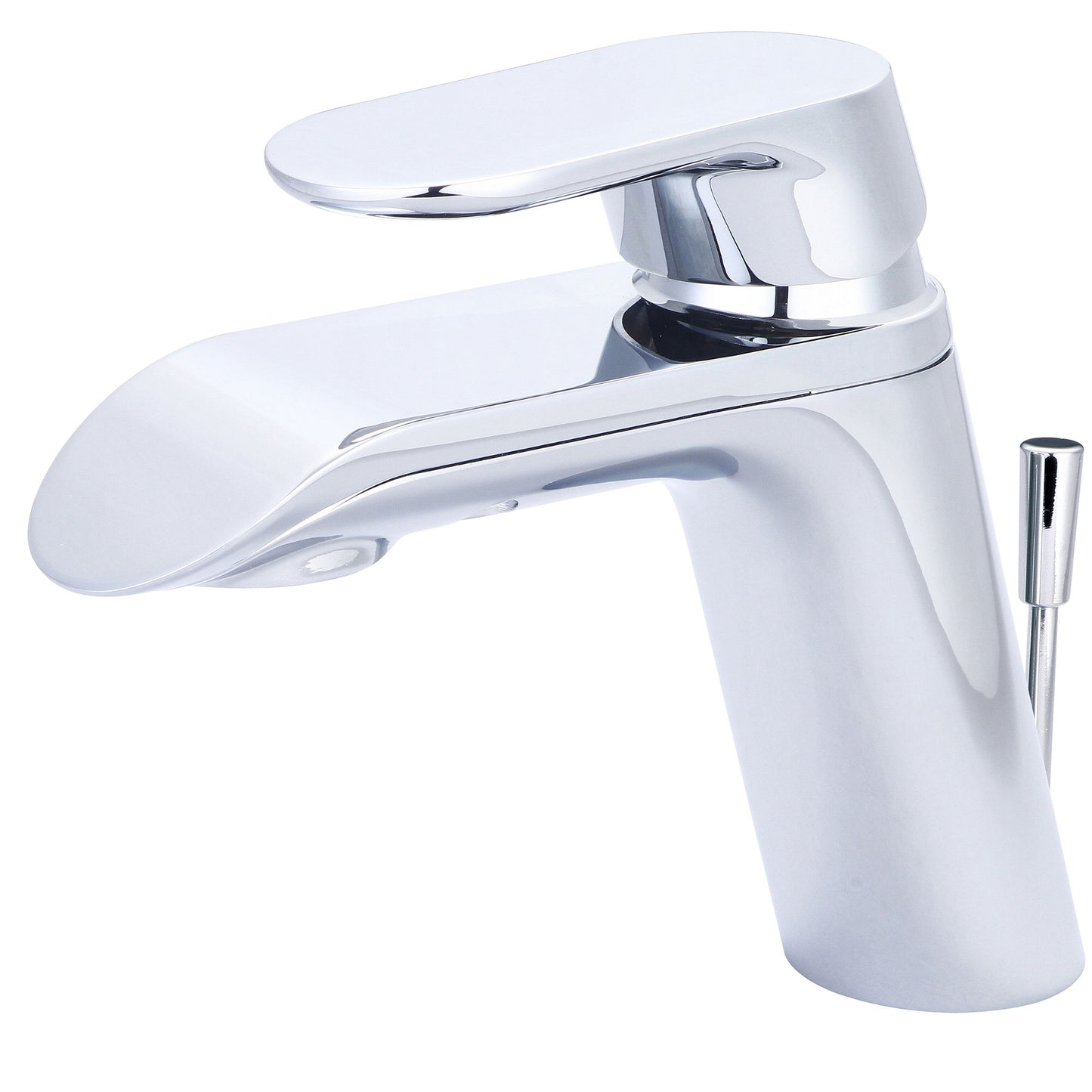 Olympia L-6030 LAV-1-HOLE SINGLE LVR HDL W/50/50 POP-UP DRAIN 3/8" FLEX-CP