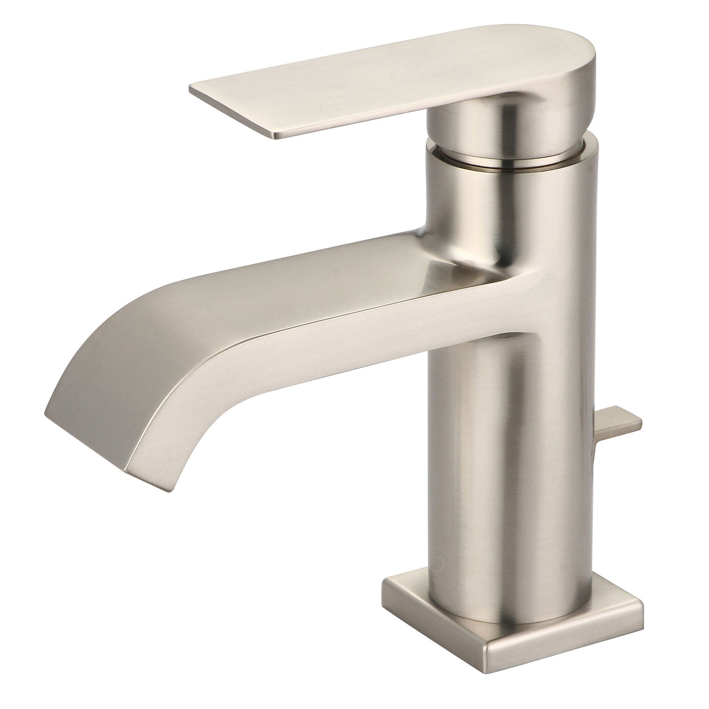 Olympia L-6090-BN LAV-1-HOLE SINGLE LVR HDL W/50/50 POP-UP DRAIN 3/8" FLEX-PVD BN