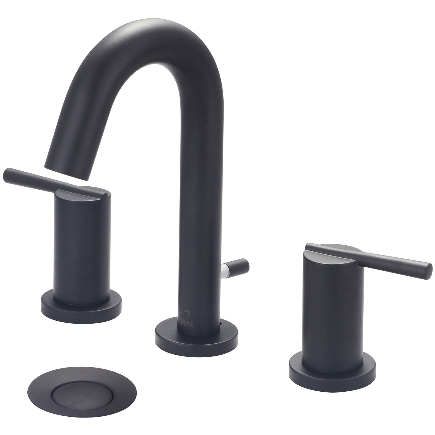 Olympia L-7422-MB LAV-4"-16" TWO LVR HDL W/BRASS POP-UP DRAIN 3/8" FLEX-MB