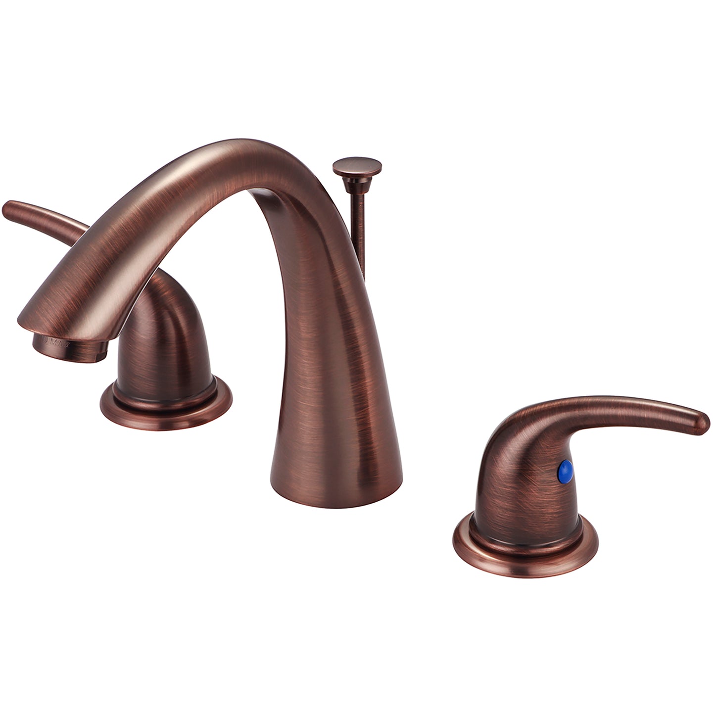 Olympia L-7470-ORB LAV-4"-16" TWO LVR HDL W/50/50 POP-UP DRAIN 3/8" FLEX-ORB