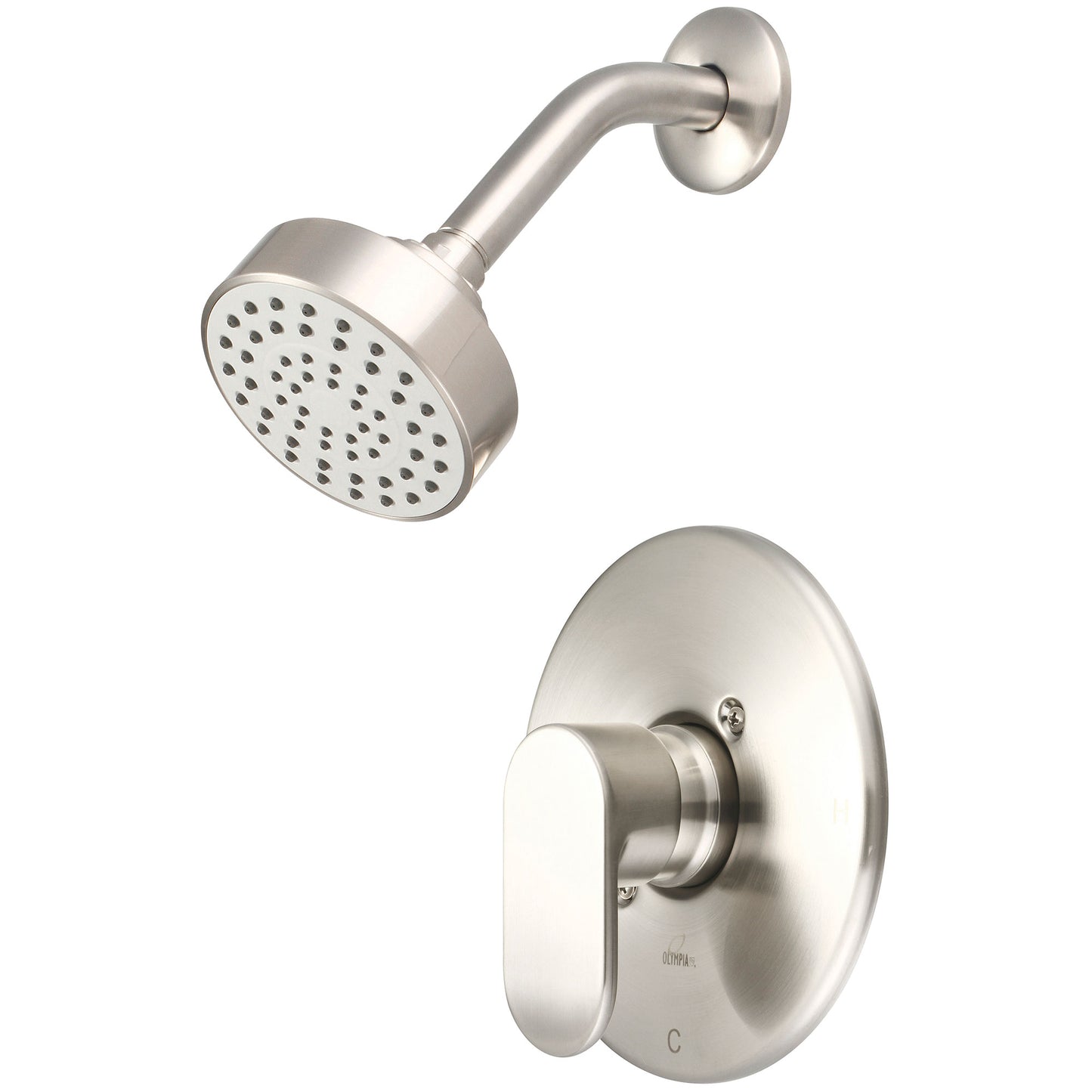 Olympia T-2332-BN SHOWER TRIM SET-LVR HDL SINGLE FUNC SHWR-PVD BN