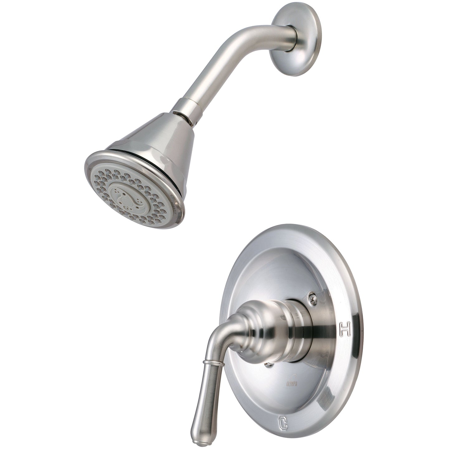 Olympia T-2352-BN SHOWER TRIM SET-LVR HDL FOUR FUNC SHWR-PVD BN