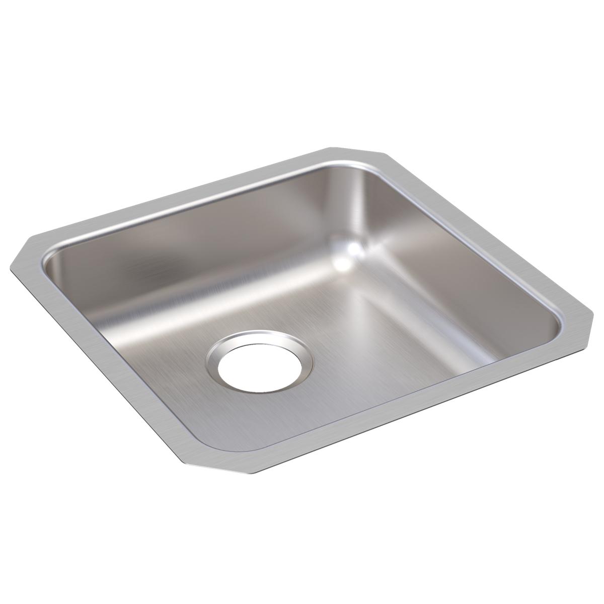 Just Manufacturing USADA1818A55-J Stainless Steel 18-1/2" x 18-1/2" x 5-3/8" Single Bowl Undermount ADA Sink