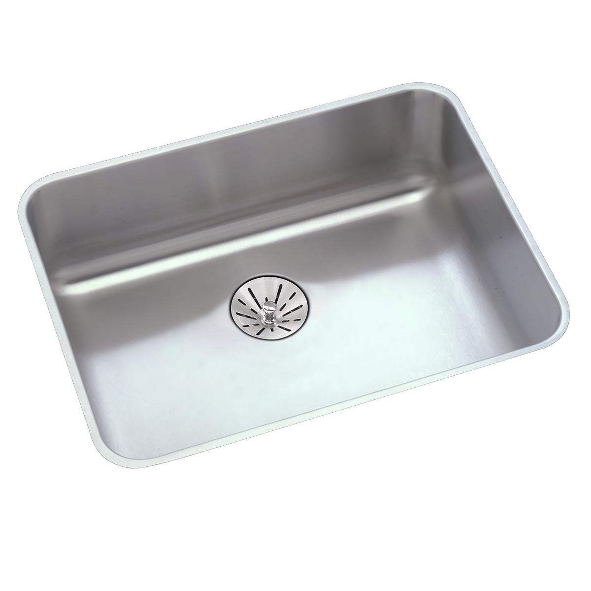 Just Manufacturing USFADA1821A55-J Stainless Steel 21-1/2" x 18-1/2" x 5-3/8" Single Bowl Undermount ADA Sink w/Integra Drain