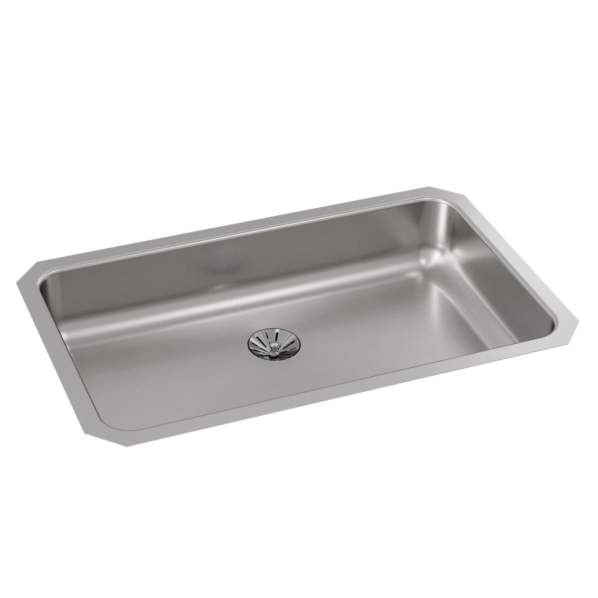 Just Manufacturing USFADA1830A50-J Stainless Steel 30-1/2" x 18-1/2" x 5" Single Bowl Undermount ADA Sink w/Overflow