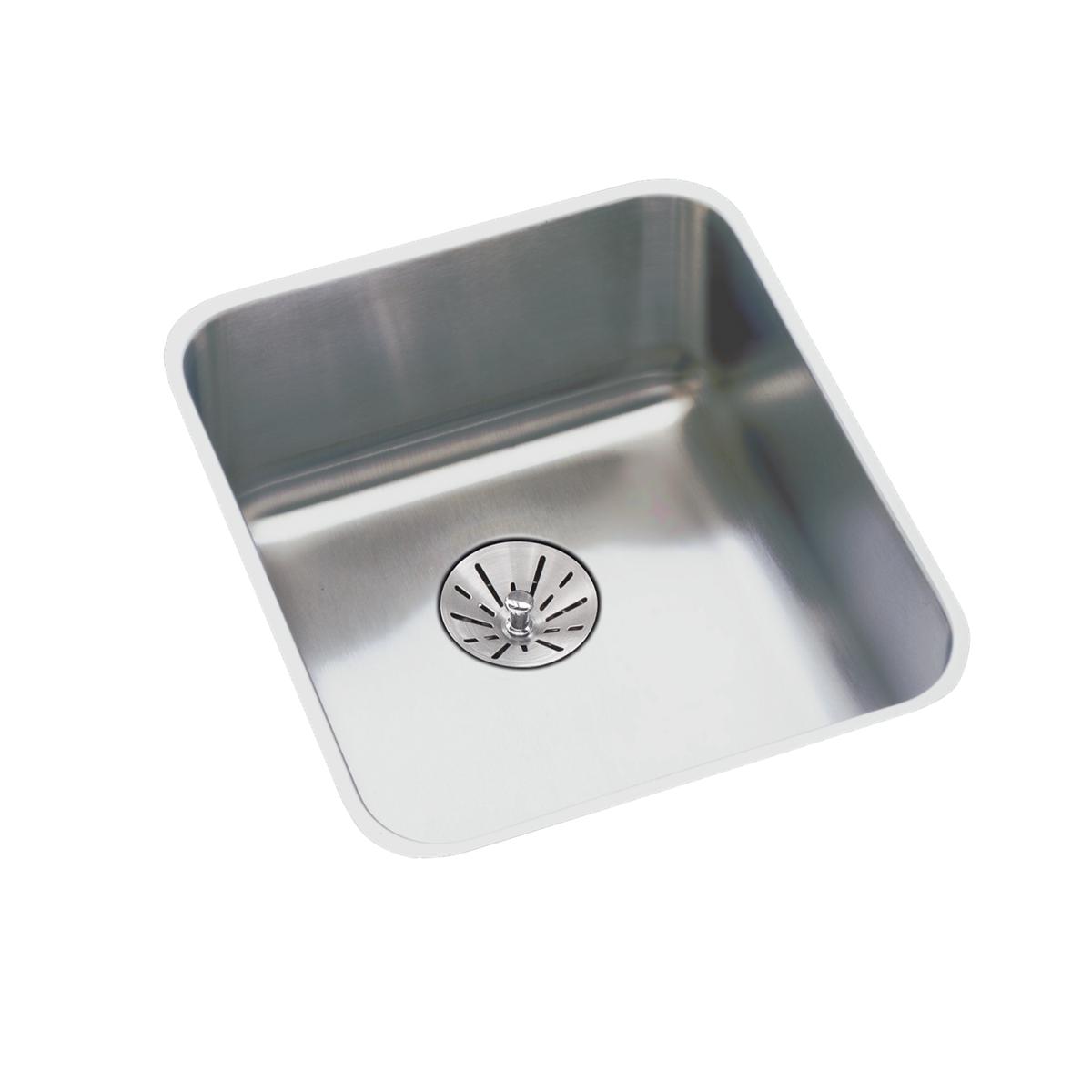 Just Manufacturing USNADA13518A55-J Stainless Steel 14" x 18-1/2" x 5-3/8" Single Bowl Undermount ADA Sink with Integra Drain