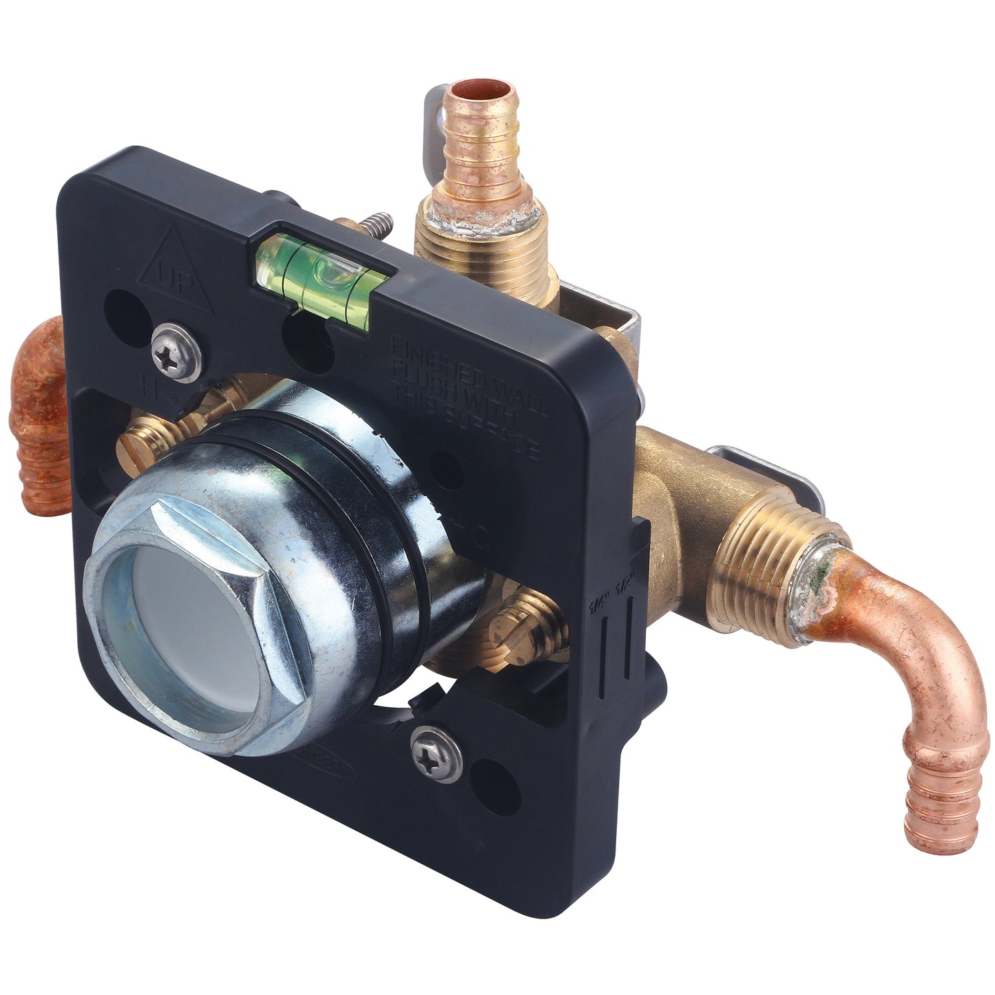 Olympia V-2302B TUB & SHWR VALVE ONLY-SINGLE HDL 1/2" PEX INLET COMBO TUB OUTLET W/STOP