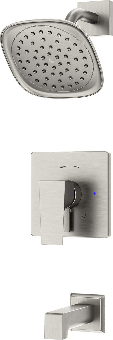 Symmons S4992STNL1TRM Verity HydroMersion VersaFlex Integral Diverter Tub and Shower Trim (Less Showerhead)