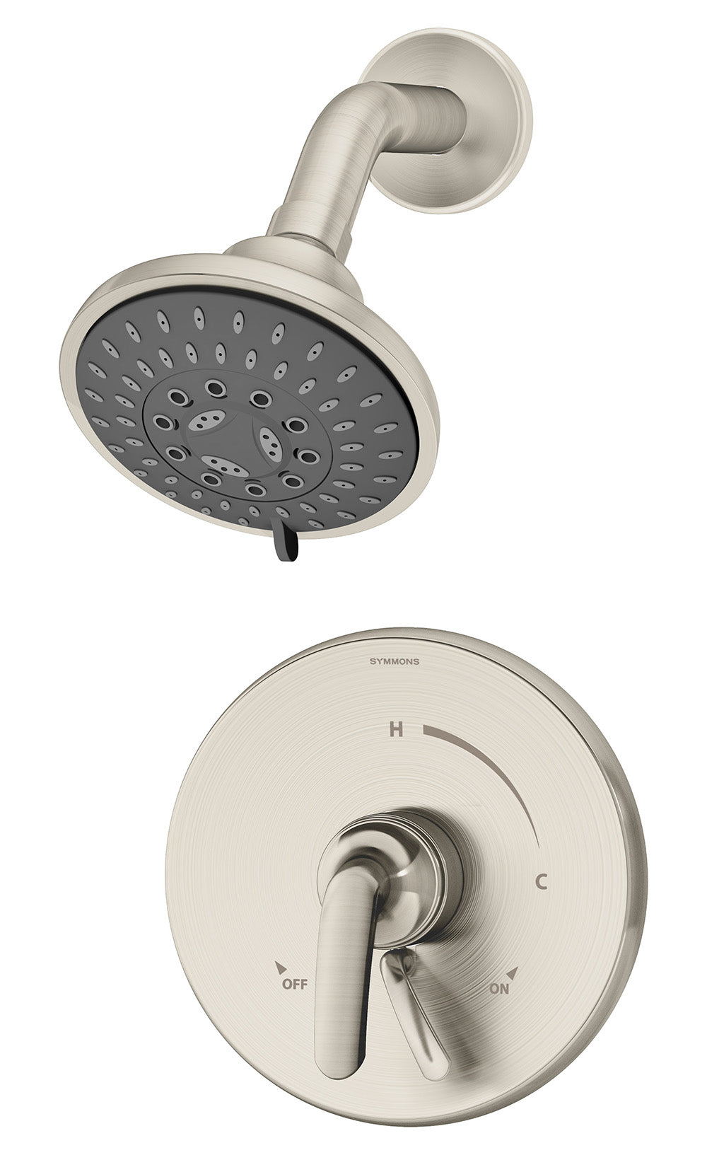 Symmons S-5501-STN-1.5-TRM Elm tub/Shower trim with Lever Handle and secondary integral diverter