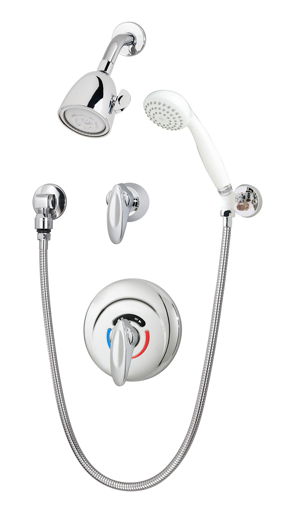 Symmons 1-117-FS-1.5-NS Safetymix Shower system with Hand Shower and Lever Handle