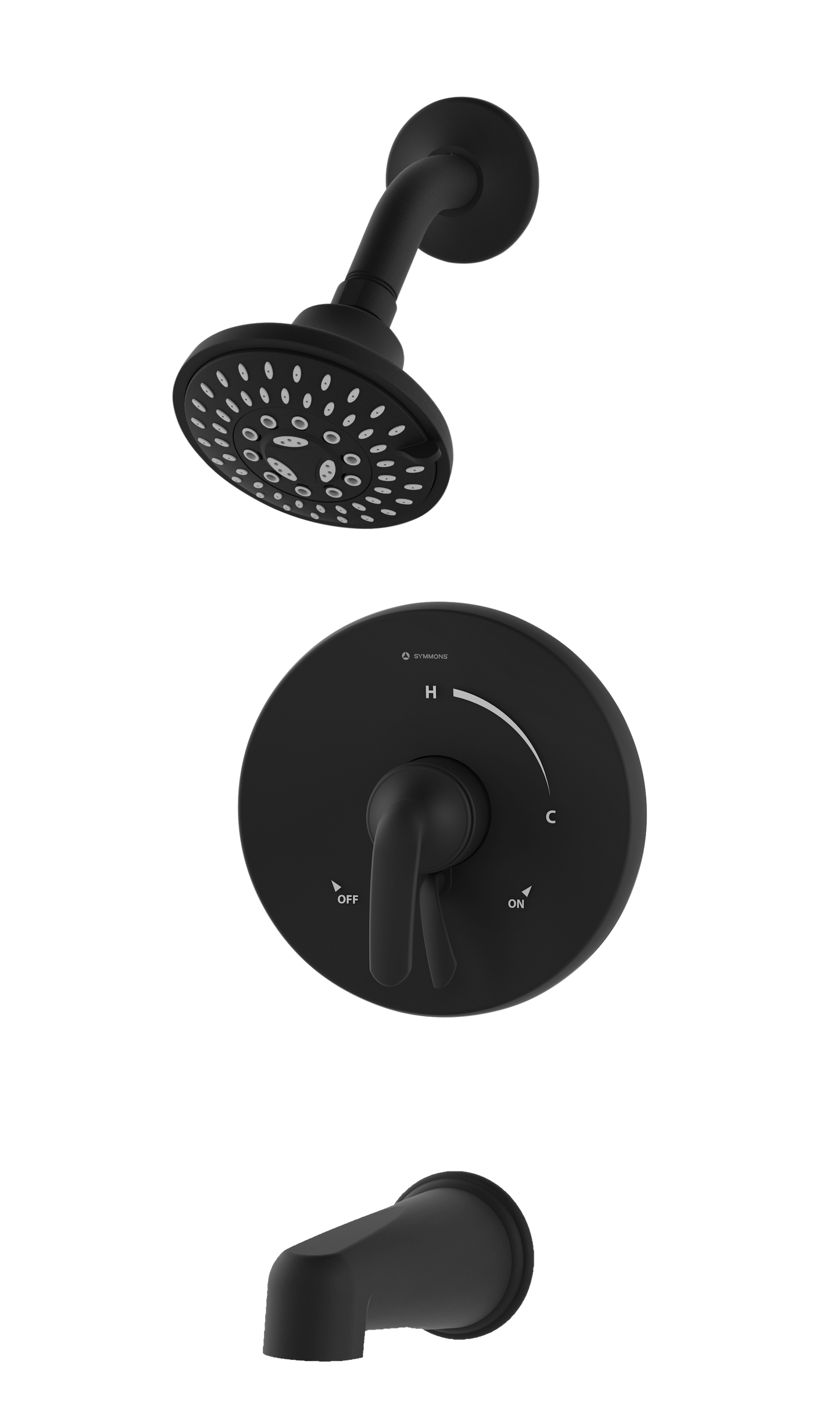 Symmons S5502MBTRM Elm tub/Shower trim with Lever Handle and secondary integral diverter