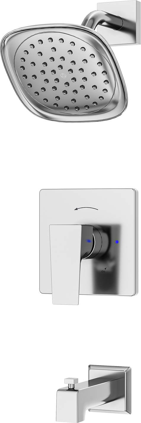 Symmons 4992L1TRM Verity HydroMersion Tub and Shower Trim (Less Showerhead)