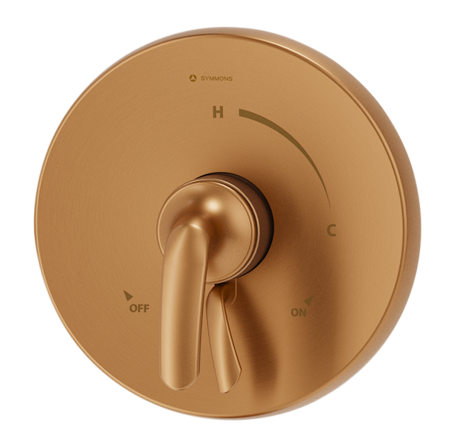Symmons S5500BBZTRM Elm Shower trim with Lever Handle and secondary integral volume control