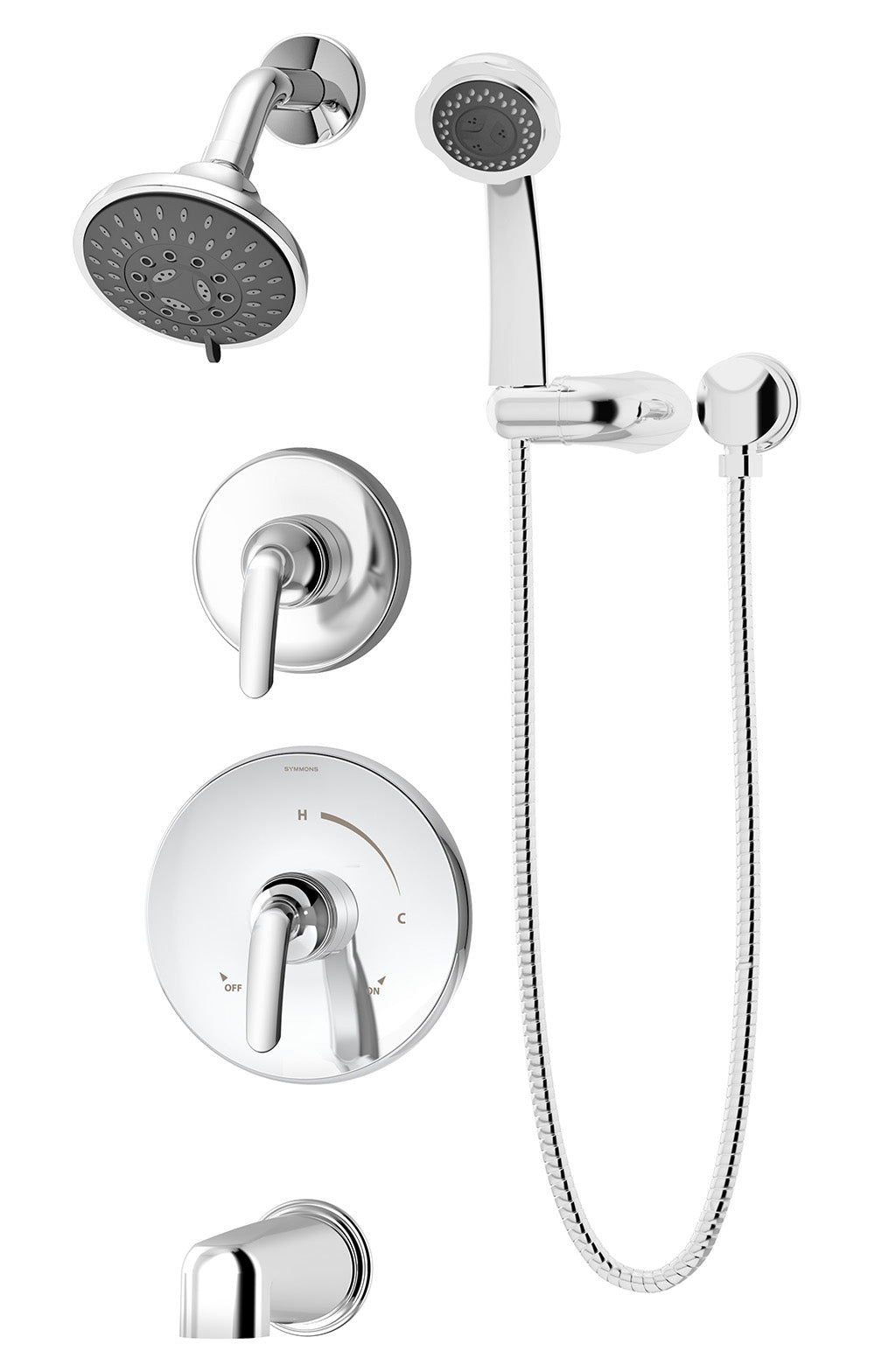 Symmons 5506-TRM Elm tub/Shower trim with Hand Shower and Lever Handle