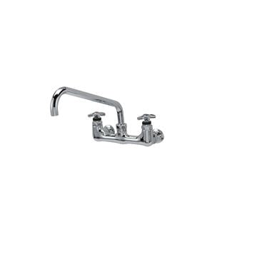CHG KL34-8012-MK Encore Quik-fil 8" OC Wall Mount 3/4" High Volume Faucet with Mounting Kit and 12" Spout