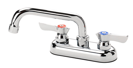 Krowne 11-406L SILVER SERIES 4" CENTER DECK Faucet, 1/4 TURN Ceramic ValveS, WITH 6" SPOUT  