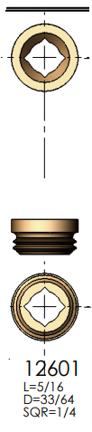 Union Brass 12601 (2601) Renewable Seat