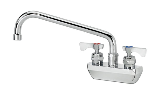 Krowne 14-410L ROYAL SERIES 4" CENTER Wall Faucet, 1/4 TURN Ceramic CARTRIDGE ValveS, WITH 10" SPOUT                