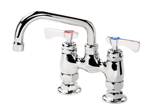 Krowne 15-406L ROYAL SERIES 4" CENTER RAISED DECK Faucet WITH 6" SPOUT                      