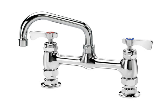Krowne 15-806L ROYAL SERIES 8" CENTER RAISED DECK Faucet WITH 6" SPOUT                      