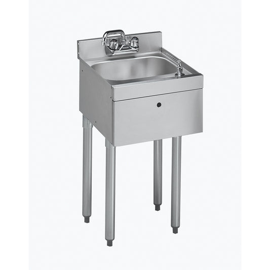 Krowne 18-12DST Krowne 18-12DST. Silver Series 12" Sink with Soap & Towel Dispenser.