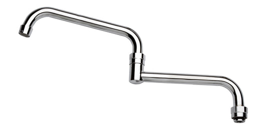 Krowne 19-226L SILVER SERIES 18" Double JOINTED SPOUT               
