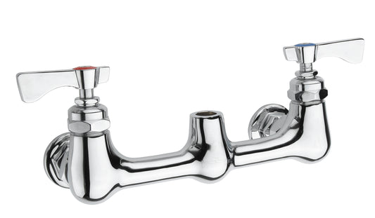 Krowne 21-108L. ROYAL SERIES 8" CENTER Wall BASE FOR  Pre-rinse (3/8" FEMALE THREAD).          