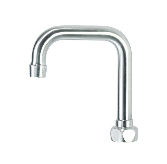 Krowne 21-433L. ROYAL SERIES 4-1/2" Double BEND GOOSENECK SPOUT IN SATIN FINISH, REPLACEMENT SPOUT FOR 16-670 Faucet. 