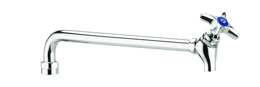 Krowne 21-441L. Royal Series 12" Replacement Spout with Shut-Off Valve.