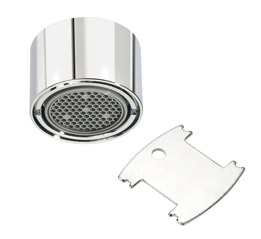 Krowne 22-634L 2.2 GPM VANDAL RESISTANT STANDARD AERATOR WITH 55/64-27 FEMALE THREAD, WITH VR-KEY                   