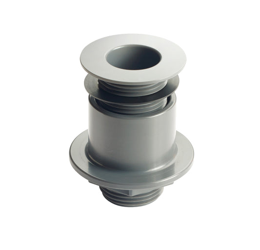 Krowne 23-118 Drain Kit FOR ICE BINS WITHOUT COLD PLATES; PLASTIC Drain, LOCKNUT, WASHER, PVC PIPE PIECE           