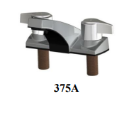 Union Brass 375A Shell Lav, Bld Hdls, L/Drain