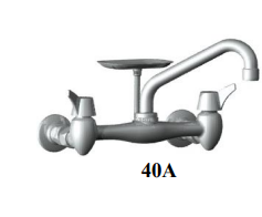 Union Brass 40A Wallmount Kitchen W/ 6" Spout
