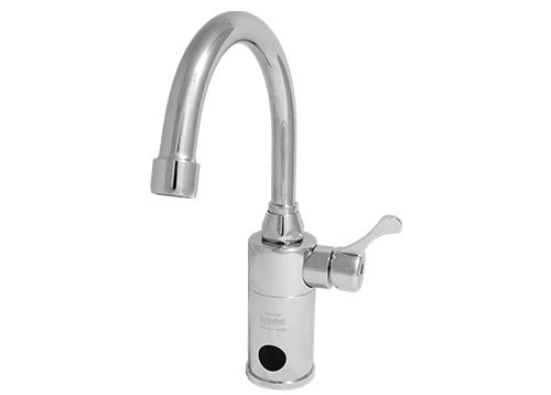 Hydrotek H-4100-LR Hardwired Gooseneck Faucet, Ceramic Mixing & Manual On/Off