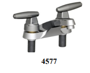 Union Brass 4577 Lav 1/4T.Vlv.L/Drain Oak D Hdl