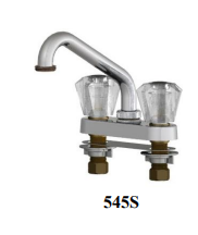 Union Brass 545S Chrm Ldry, 6" Sp, 1/4T, Acryl