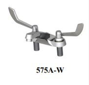 Union Brass 575A-W Cast Lav, Wrist Hdls, Less P/U
