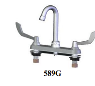 Union Brass 589G Kitchen, Wrst Hdls, Gsnk Spt