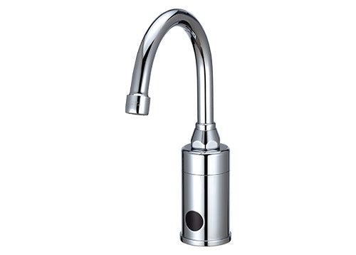 Hydrotek H-6300-LR Hardwired Gooseneck Faucet, Deck Mount, Non-mixing