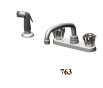 Union Brass 763 6" Kit., 8" Sp 1/4T, Acr W/Spr