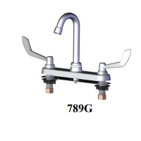 Union Brass 789G 8" Kit, Gsnk, Wrist, L/Spray