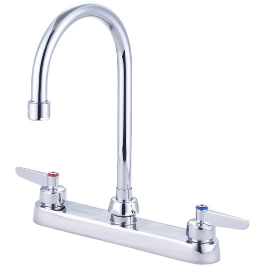 Central Brass 80122-A18 Two Handle Cast Brass Kitchen Faucet
