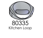 Union Brass 80335 S/L Kitchen Loop Handle Assy