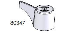 Union Brass 80347 (1348H) Handle Assembly - Hot