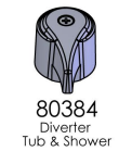 Union Brass 80384 Handle Assembly - Diverter
