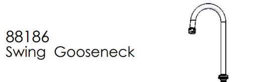 Union Brass 88186 Lg Swvl Gsnk - Kitchen